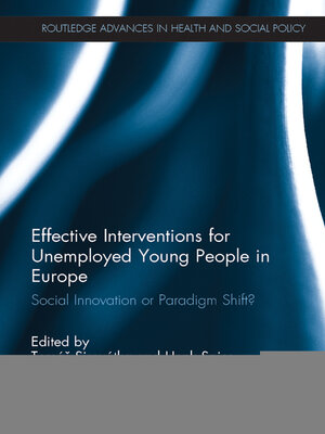 cover image of Effective Interventions for Unemployed Young People in Europe